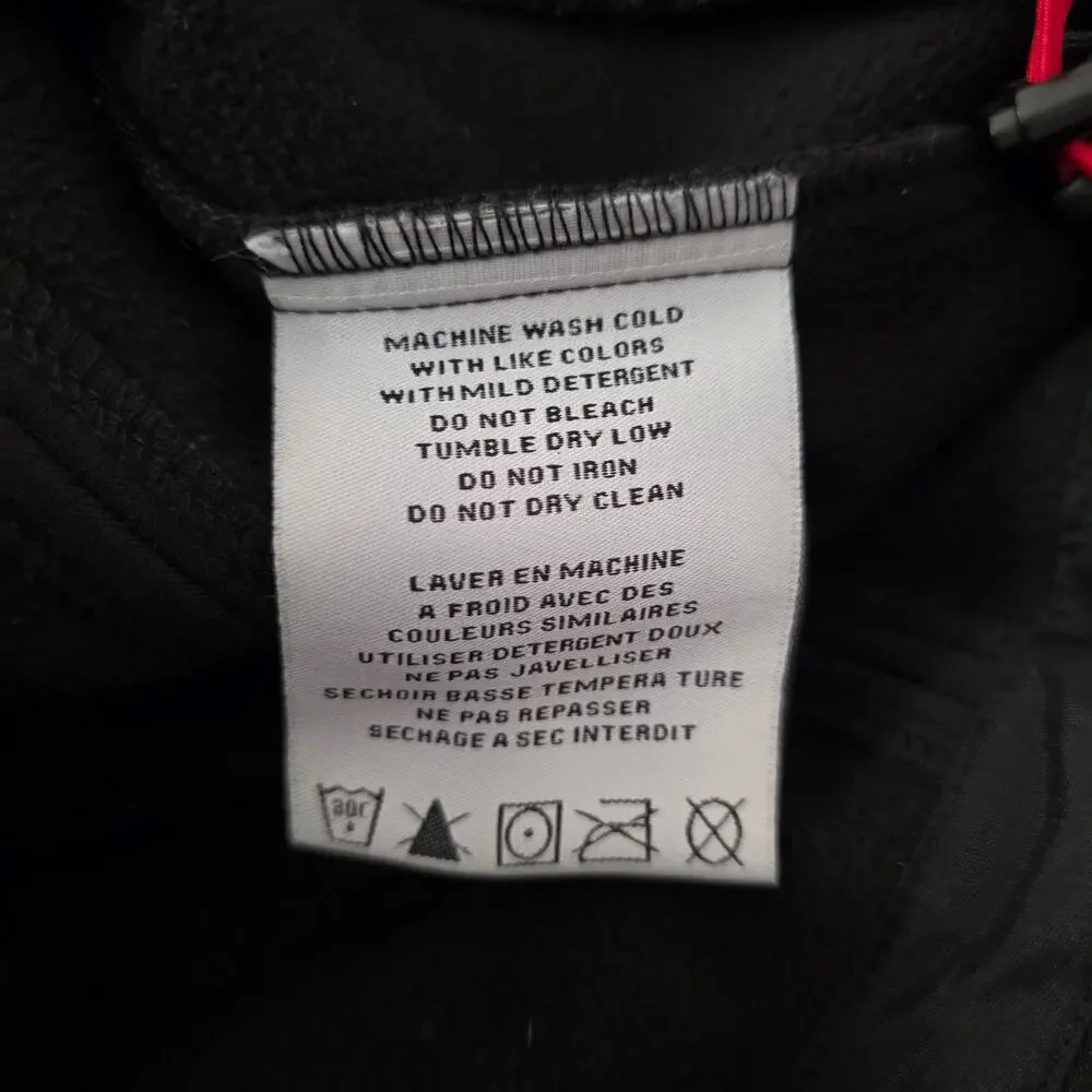 Tesla Corporate Softshell Full-Zip Black/Red Jacket Size Medium
